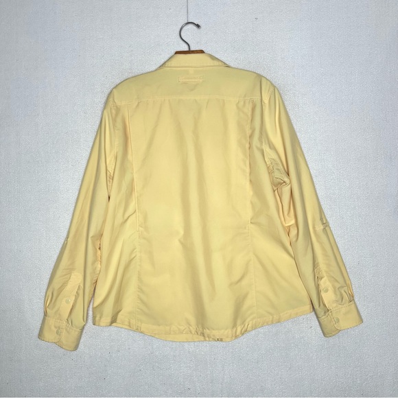 Duluth Trading Mens Yellow Snap Button Vented Long Sleeve Shirt Size XL - Picture 4 of 5